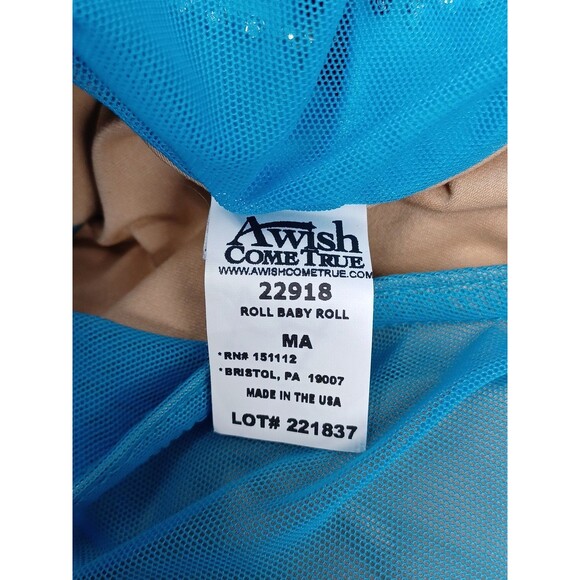 A Wish Come True Dance Leotard Adult M MA Blue Gymnastic Ballerina - Picture 8 of 9